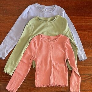 Kids Long Sleeve Shirts - Pastel Collection